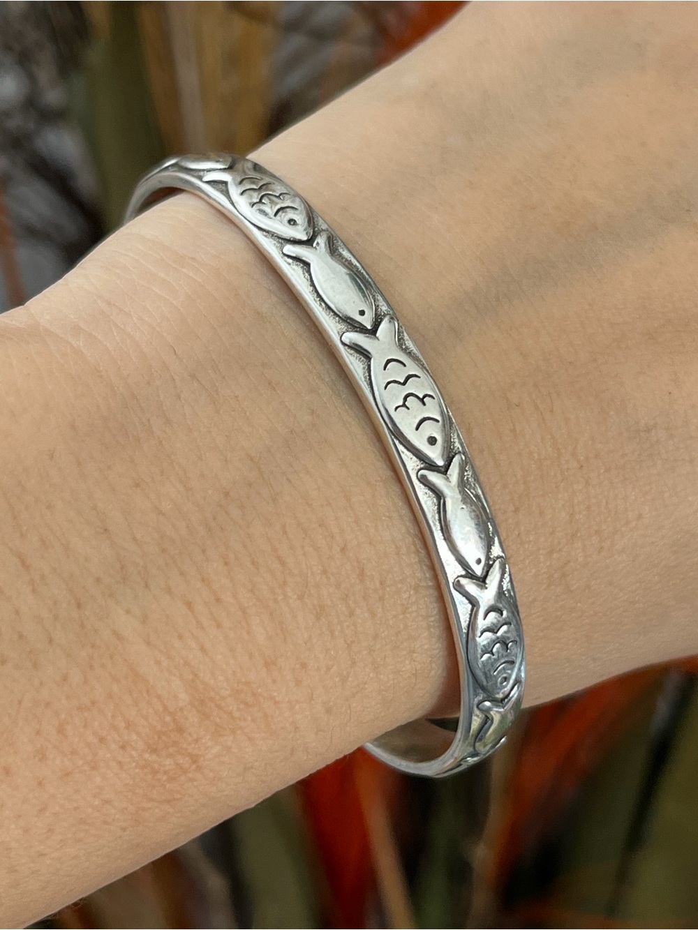 Unisex S925 Silver multiple fish cuff Bracelet for women girls top seller